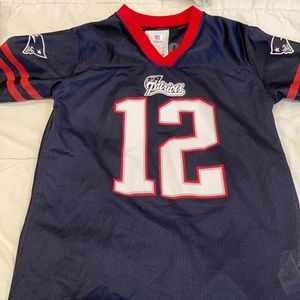 Boys small patriots Brady Jersey